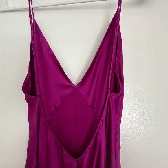 Olivia von Halle Magenta Dress size 1 - Picture 4 of 7